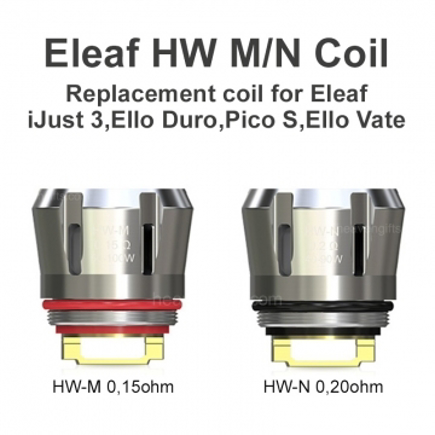 Elektromos cigi Eleaf Ello - HW-M / HW-N fűtőbetétek