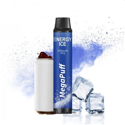 Elektromos cigi MegaPuff 3000 Energy Ice 0mg