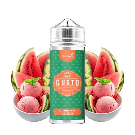 Obrazek Omerta Watermelon Mix Ice Sorbet 0mg 100ml
