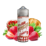 Elektromos cigaretta Monster Vape Strawberry PB & Jam 0mg 100ml