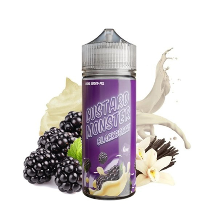 Elektromos cigi Monster Blackberry Custard 0mg 100ml
